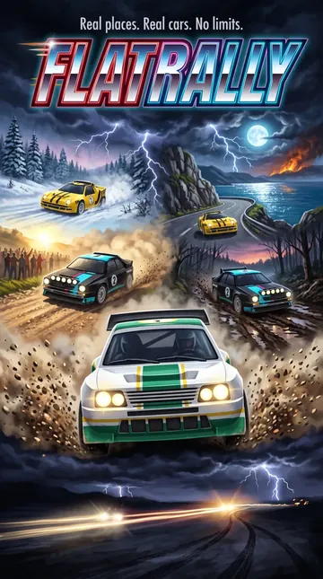 FLATRALLY box cover